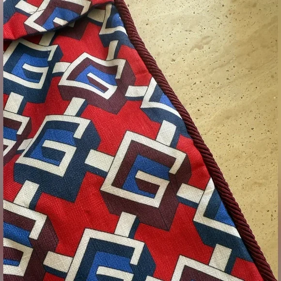 NWT GUCCI G Geometric Travel Linen Garment Bag Minaudière Unisex 27”x43” - Picture 7 of 16